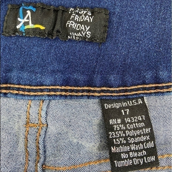 ALWAYS friday plus size denim jean shorts 17 - Picture 4 of 4